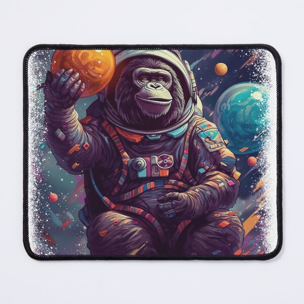 Item preview, Chimpanzee Takes to the Skies in a Dreamy Space Odyssey designed and sold by Dontobiasshop.