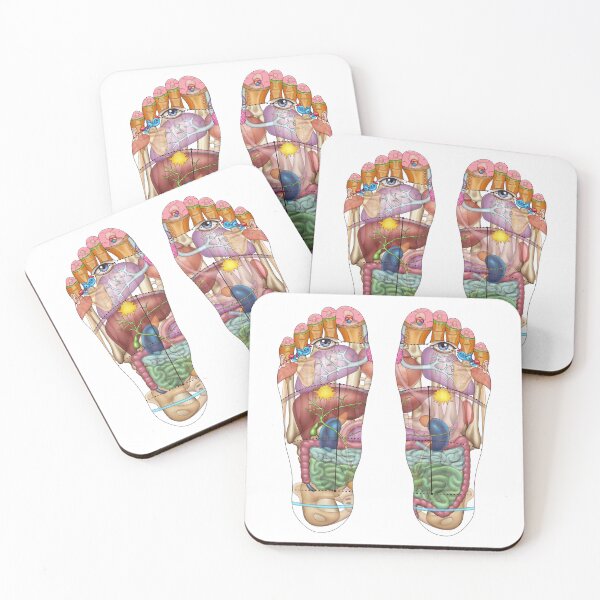 Item preview, Reflexology Map (Design Only) designed and sold by ChantelCLucier.