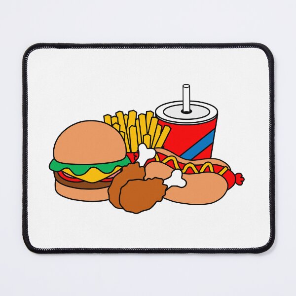 Item preview, Cute Burger, Hotdog, Fries, Chicken and Soda Feast designed and sold by OrderofOps.
