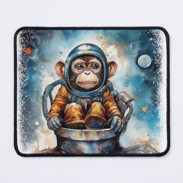 Item preview, Join a Chimpanzee on Its Space Adventure to Dreamy Skies designed and sold by Dontobiasshop.