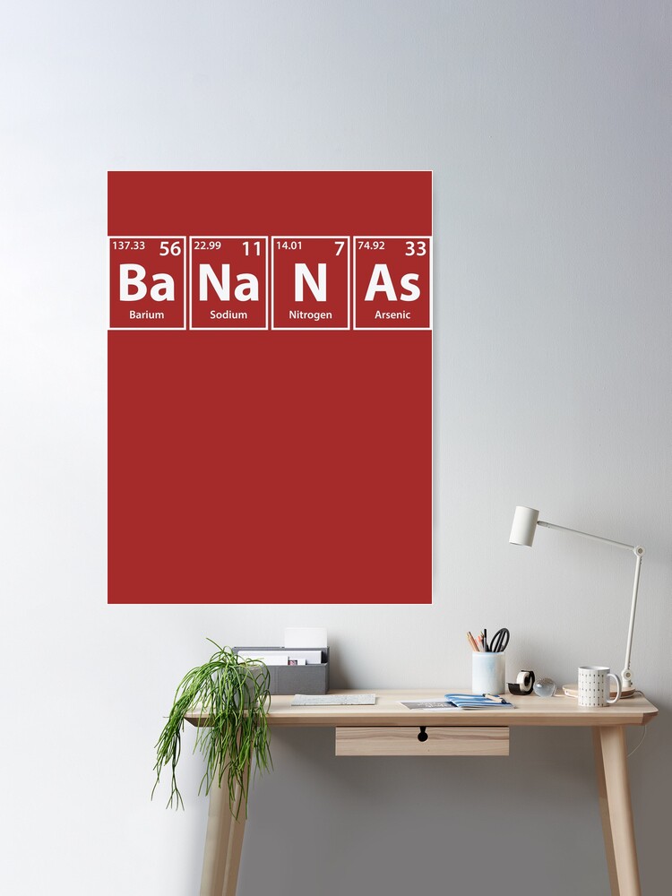 Brass (Br-As-S) Periodic Elements Spelling - Brass - Posters and Art Prints