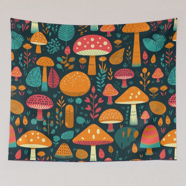 Item preview, Botanical Autumn Mushroom designed and sold by Wolka.