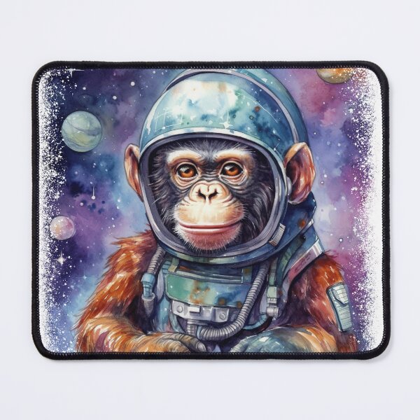 Item preview, Chimpanzee in Space: A Surreal Journey to Dreamy Skies designed and sold by Dontobiasshop.