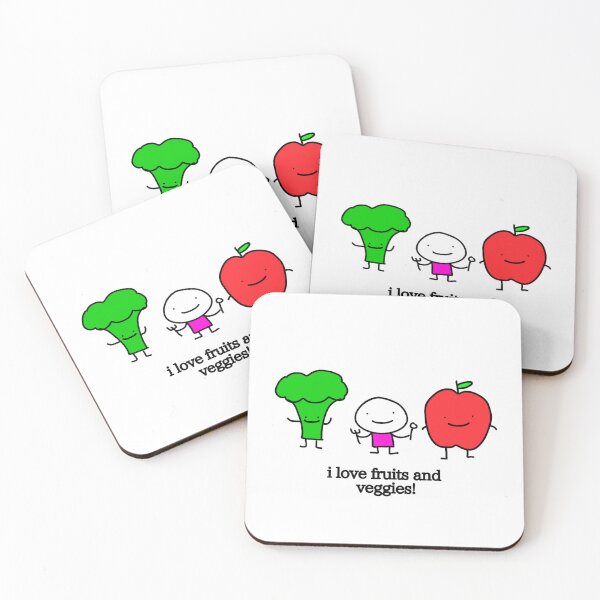 Item preview, i love fruits and veggies designed and sold by draweringmashin.