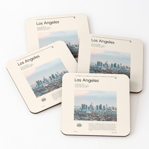 Item preview, Los Angeles (Travel poster) designed and sold by RabbitK.