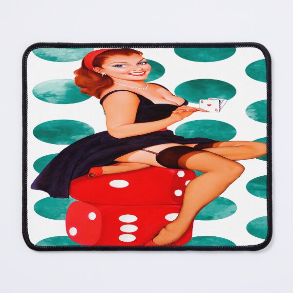 Item preview, Pin-Up Gambling Beauty designed and sold by PinUpPavilion.
