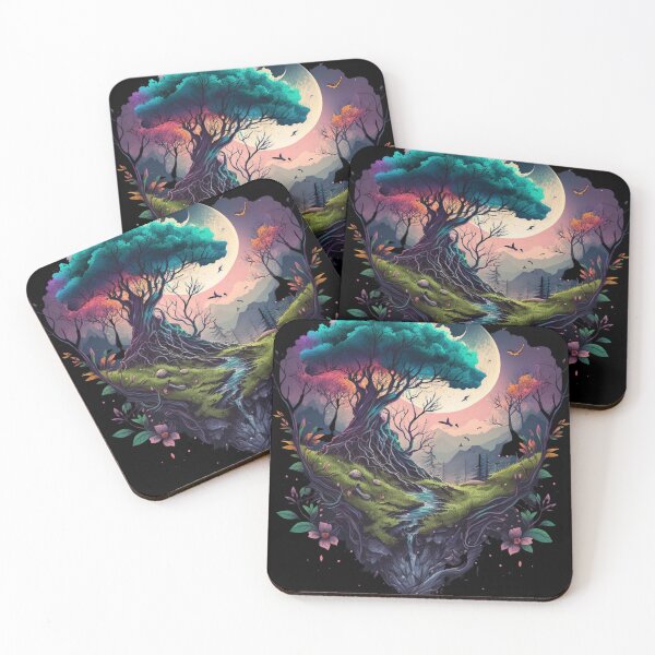 Item preview, Discover the Magic of the Mystical Tree: A Spectacular Display of Colors and Natural Beauty designed and sold by AILaboratory21.