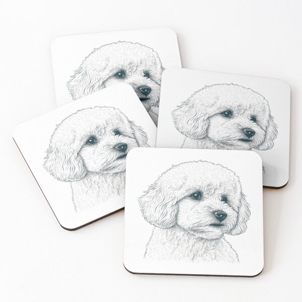 Item preview, Bichon Frise designed and sold by Graffeine Art.