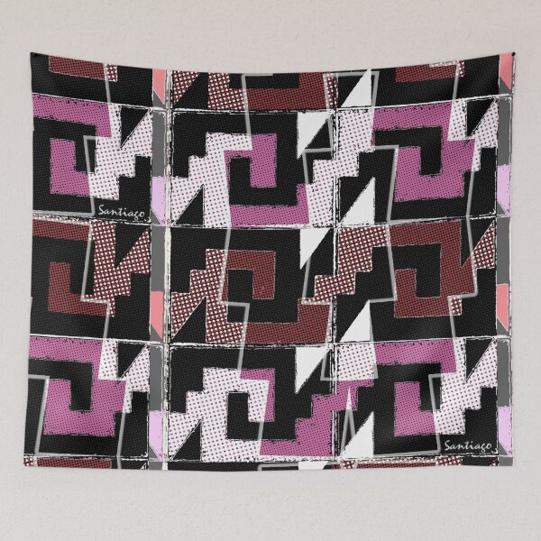 Item preview, Manta V1 (aztec design) designed and sold by Jorge Santiago Jiménez.