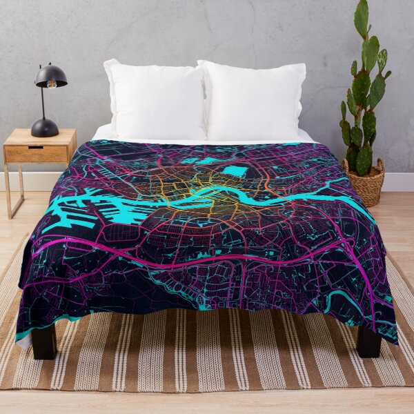 Item preview, Rotterdam City Map of South Holland, Netherlands - Neon designed and sold by deMAP.