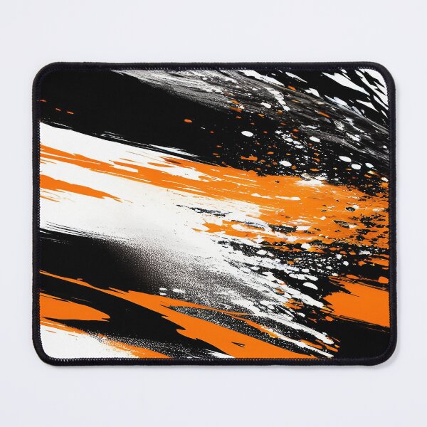 Item preview, Blast of Orange and Black Painted Splash designed and sold by deniselynnimage.
