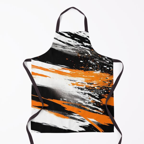 Item preview, Blast of Orange and Black Painted Splash designed and sold by deniselynnimage.