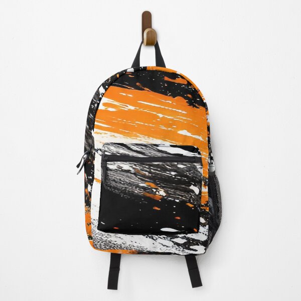 Item preview, Blast of Orange and Black Painted Splash designed and sold by deniselynnimage.