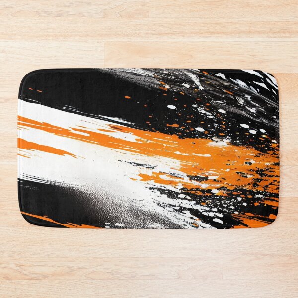 Item preview, Blast of Orange and Black Painted Splash designed and sold by deniselynnimage.