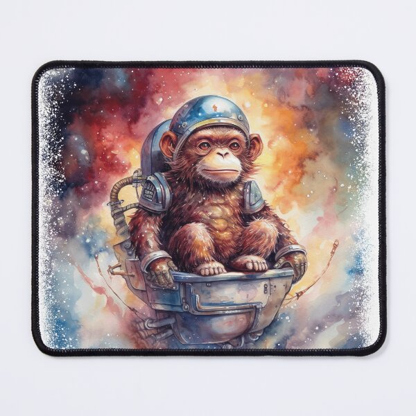 Item preview, A Fantastical Space Odyssey with a Chimpanzee designed and sold by Dontobiasshop.