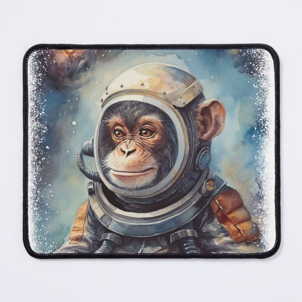 Item preview, Join a Chimpanzee on Its Space Adventure to Dreamy Skies designed and sold by Dontobiasshop.
