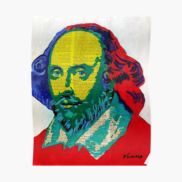 William Shakespeare Poster