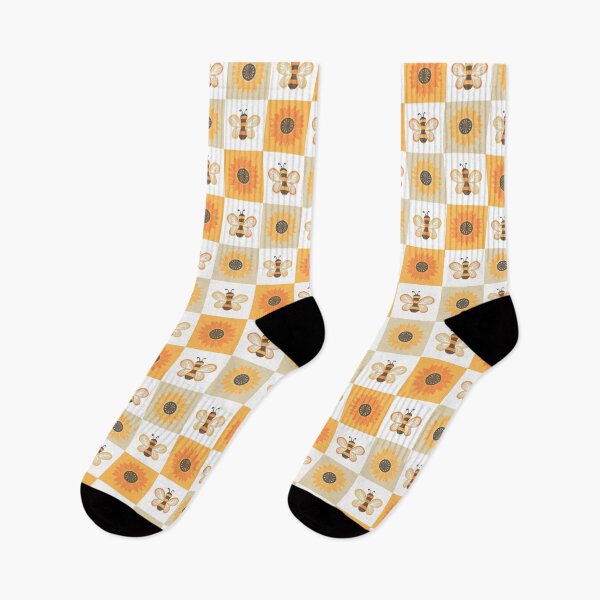 Item preview, Sunflowers and Bees, Bright Sunflower and Bumblebee Design, Summertime is my Happy Time designed and sold by LynnEllenDesign.