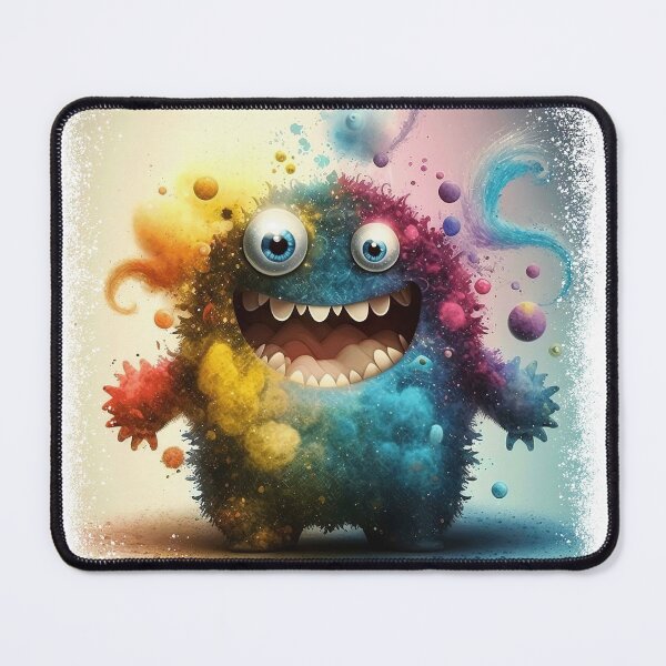 Item preview, Sparkling monster cute gift colorful fur love adorable chuppy designed and sold by Dontobiasshop.