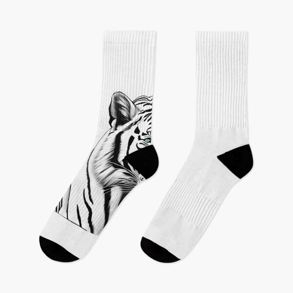 Item preview, Tiger black and white designed and sold by mtamri.