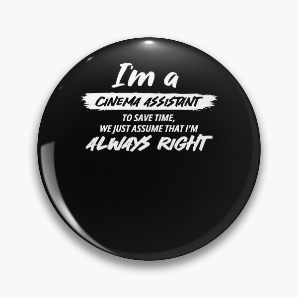 Item preview, Cinema Assistant Job Gift for every Cinema Assistant Funny Slogan Hobby Work Worker Fun Essential designed and sold by Soul-Inspirer.