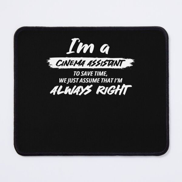 Item preview, Cinema Assistant Job Gift for every Cinema Assistant Funny Slogan Hobby Work Worker Fun Essential designed and sold by Soul-Inspirer.