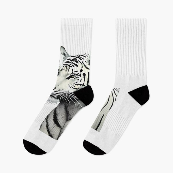 Item preview, Tiger black and white designed and sold by mtamri.