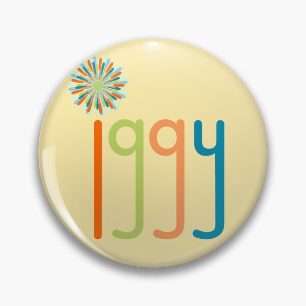 Item preview, Iggy with Pom Pom Colorful Typography on Butter Yellow - Italian Greyhound  designed and sold by 8PawsStudio.