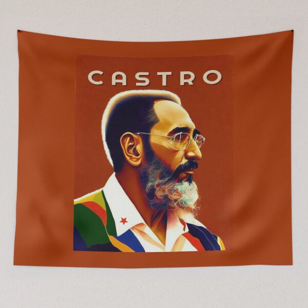 Aperçu de l'œuvre Révolution de Fidel Castro à Cuba créée et vendue par KALEIDOSCOPE UK.