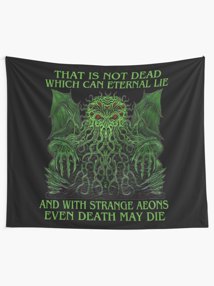 Alternate view of Cthulhu Idol - Azhmodai 2018 Tapestry