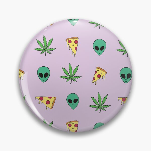 Item preview, Pizza, Pot and Aliens. What a combination designed and sold by ThundRDownunder.