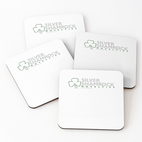 Item preview, silver shamrock novelties designed and sold by Dermotha.