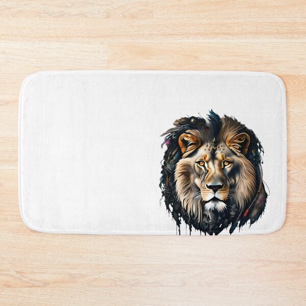 Item preview, Lion Art With Watercolor designed and sold by ai2art.