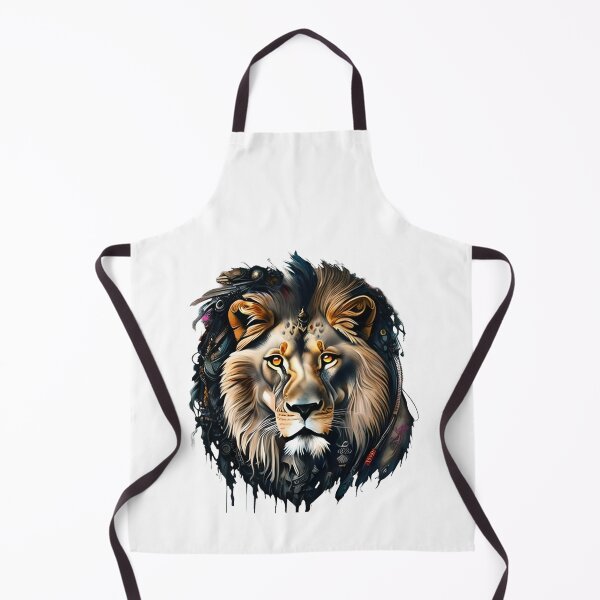 Item preview, Lion Art With Watercolor designed and sold by ai2art.