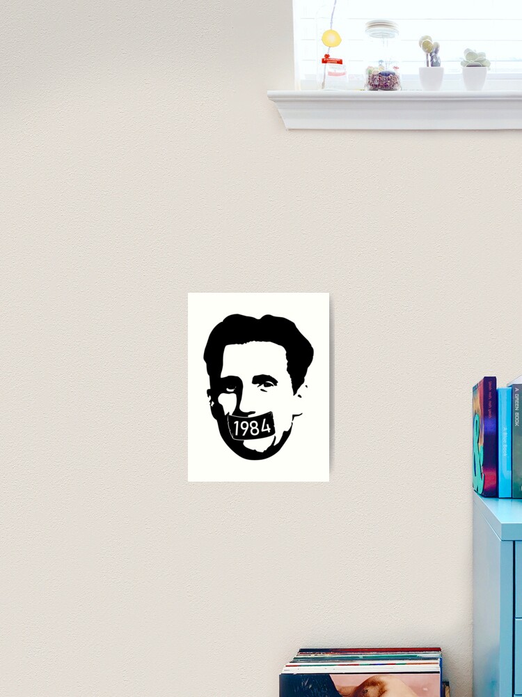 George Orwell [1984] - Censorship Tape Photographic Print for Sale by  thedrumstick