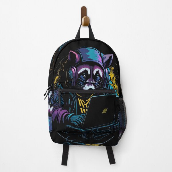 Item preview, Coder Racoon Gamer Hacker designed and sold by donpakundo19.