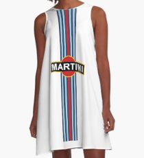 Vestido acampanado Martini Racing Stripe