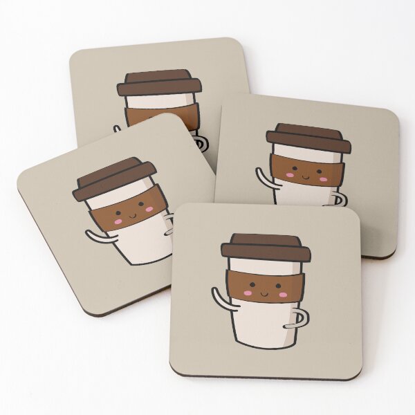 Item preview, Cute Take Away Coffee illustration designed and sold by CutestShopEver.