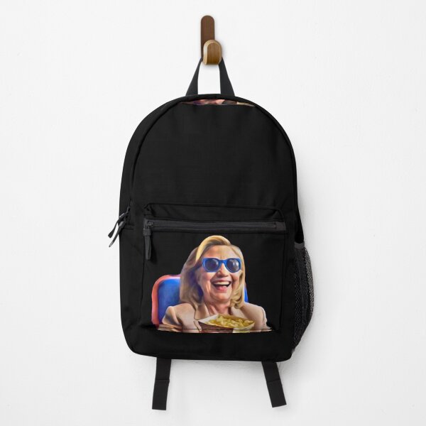 Item preview,  Hillary grinning with popcorn designed and sold by Signs for Dark Times.