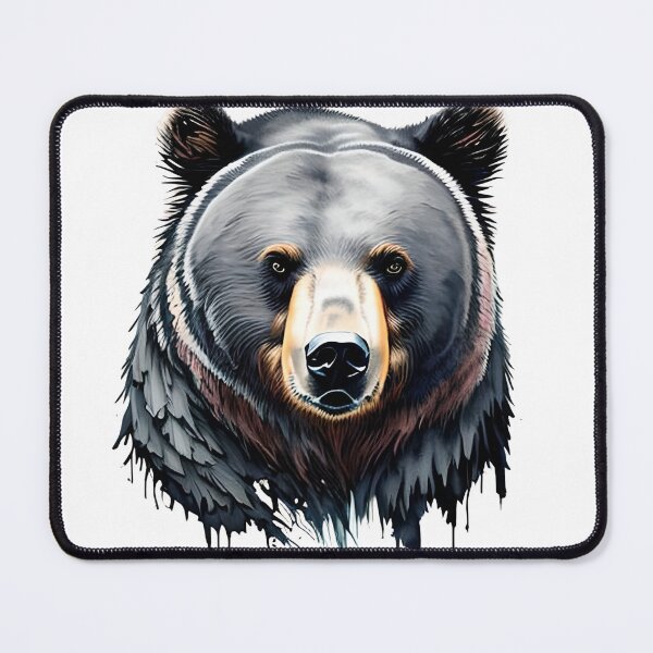 Item preview, Bear Art With Watercolor 1 designed and sold by ai2art.