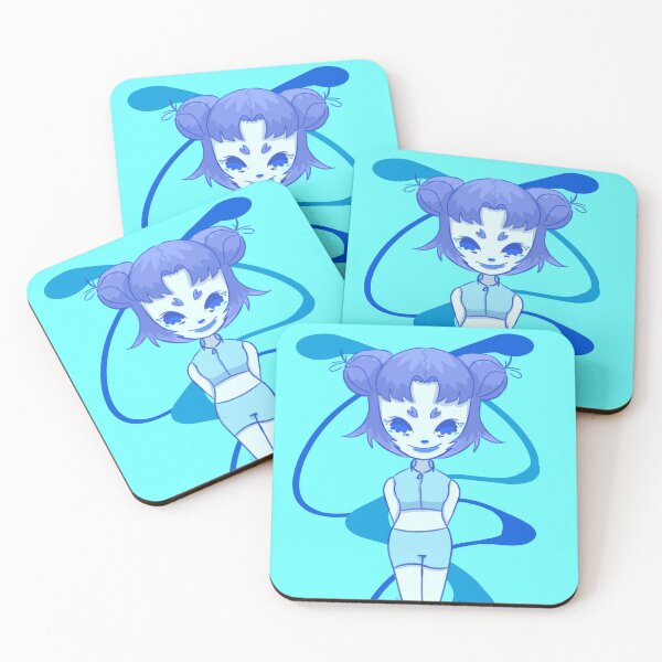Item preview, blue cartoony girl fullbody designed and sold by Dr-S-.
