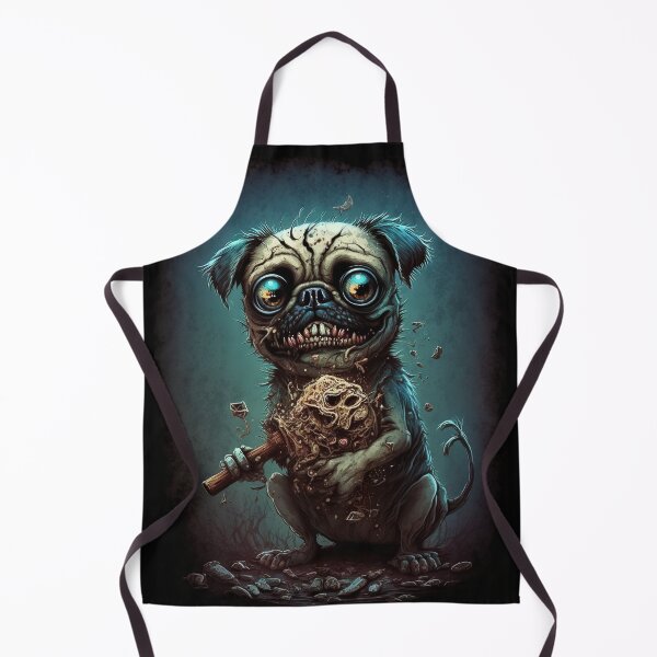 Artikelvorschau, Mops-Zombie-Design entworfen und verkauft von The Great Land of Snark!.