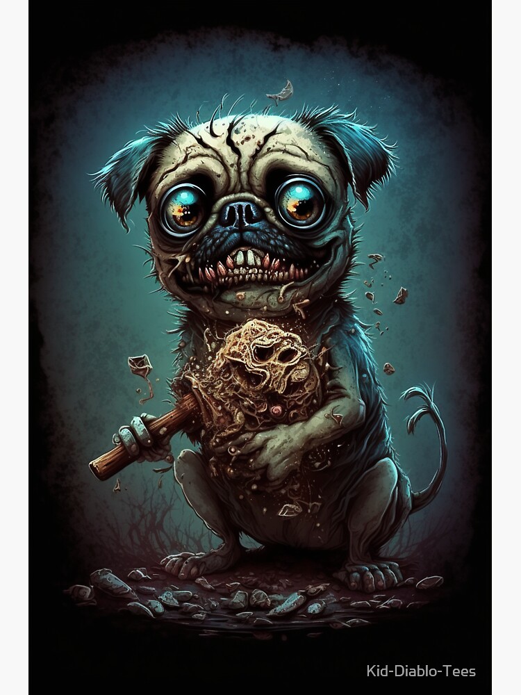 Pugula outlet - Halloween Pug Vampire Costume Digital Art Print