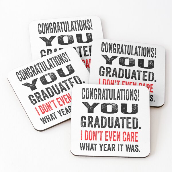 Item preview, Congratulation! You Graduated Funny text designed and sold by TJHstudio.