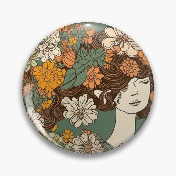 Item preview, Flowers in a ladies hair pattern designed and sold by paulstamp.