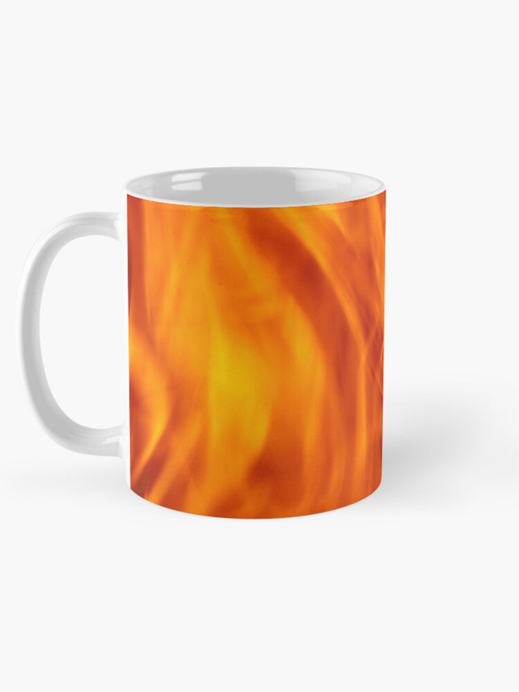 Thumbnail 5 of 6, Coffee Mug, Abstract Fire Pattern designed and sold by calibrit.