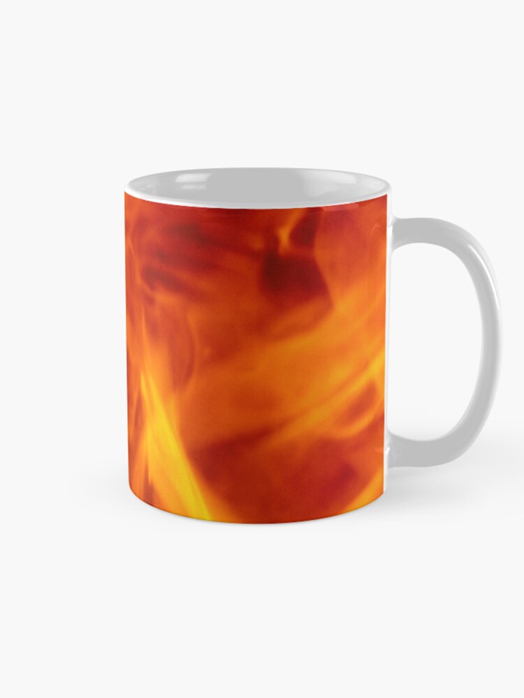 Thumbnail 3 of 6, Coffee Mug, Abstract Fire Pattern designed and sold by calibrit.