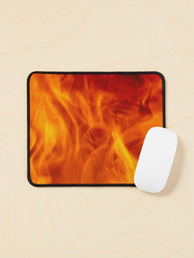 Thumbnail 1 of 5, Mouse Pad, Abstract Fire Pattern designed and sold by calibrit.
