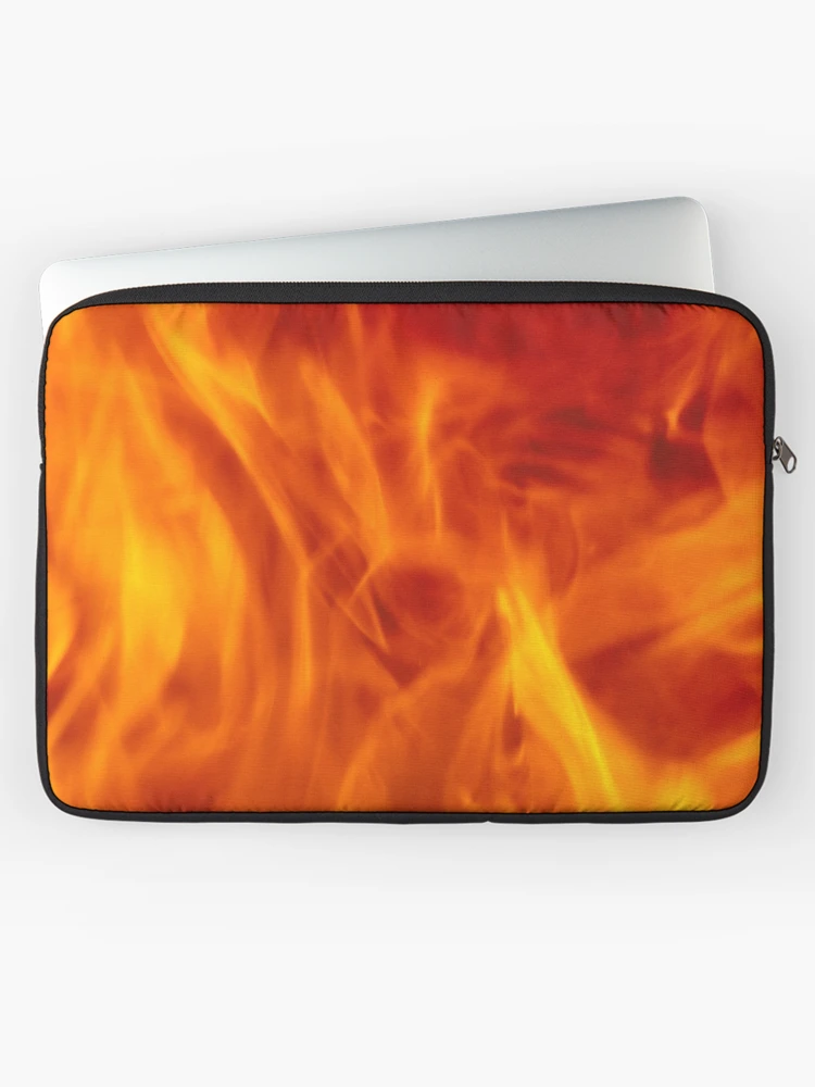 Thumbnail 1 of 2, Laptop Sleeve, Abstract Fire Pattern designed and sold by calibrit.