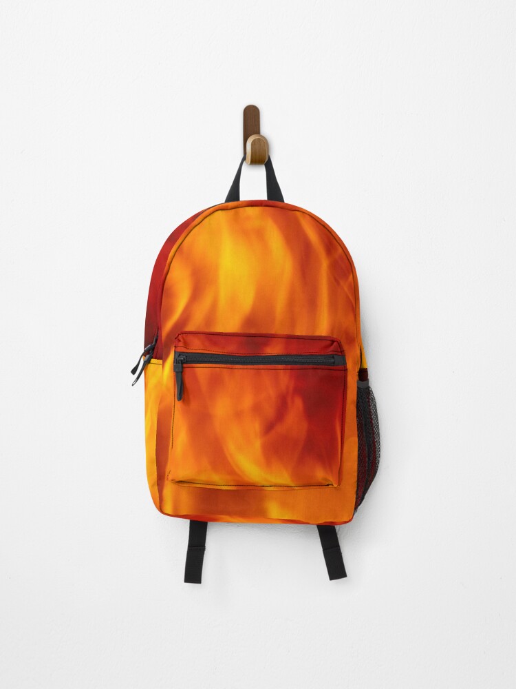 Thumbnail 1 of 3, Backpack, Abstract Fire Pattern designed and sold by calibrit.